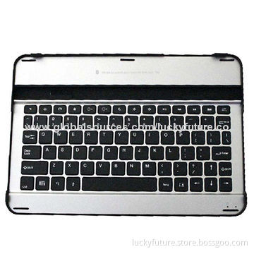 78 Keys Aluminum Alloy Bluetooth V3.0 Keyboards for Samsung P7500/P5100/P5100/P5110-Black/White